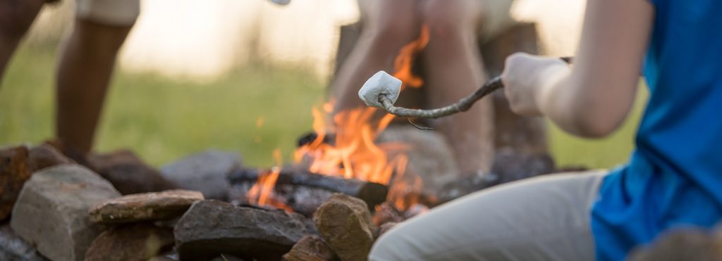 Safety Moments Campfire hero